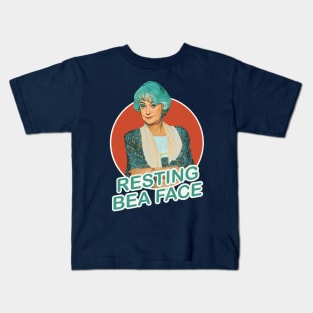 Golden Girls Dorothy Zbornak Bea Arthur - Resting Bea Face Kids T-Shirt